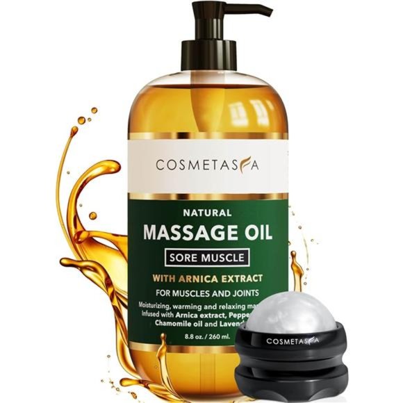 Massage Oil for Sore Muscles with Roller Ball - Soothes Joints & Muscles Arnica - Picture 3 of 6